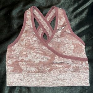 Gymshark Purple Camo Sports Bra
